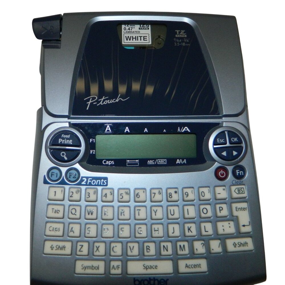 Brother P-Touch PT-1880 Label Maker With 12MM White Tape